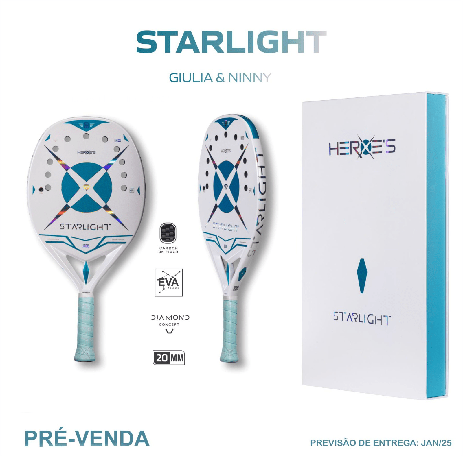 Raquete de Beach Tennis STARLIGHT